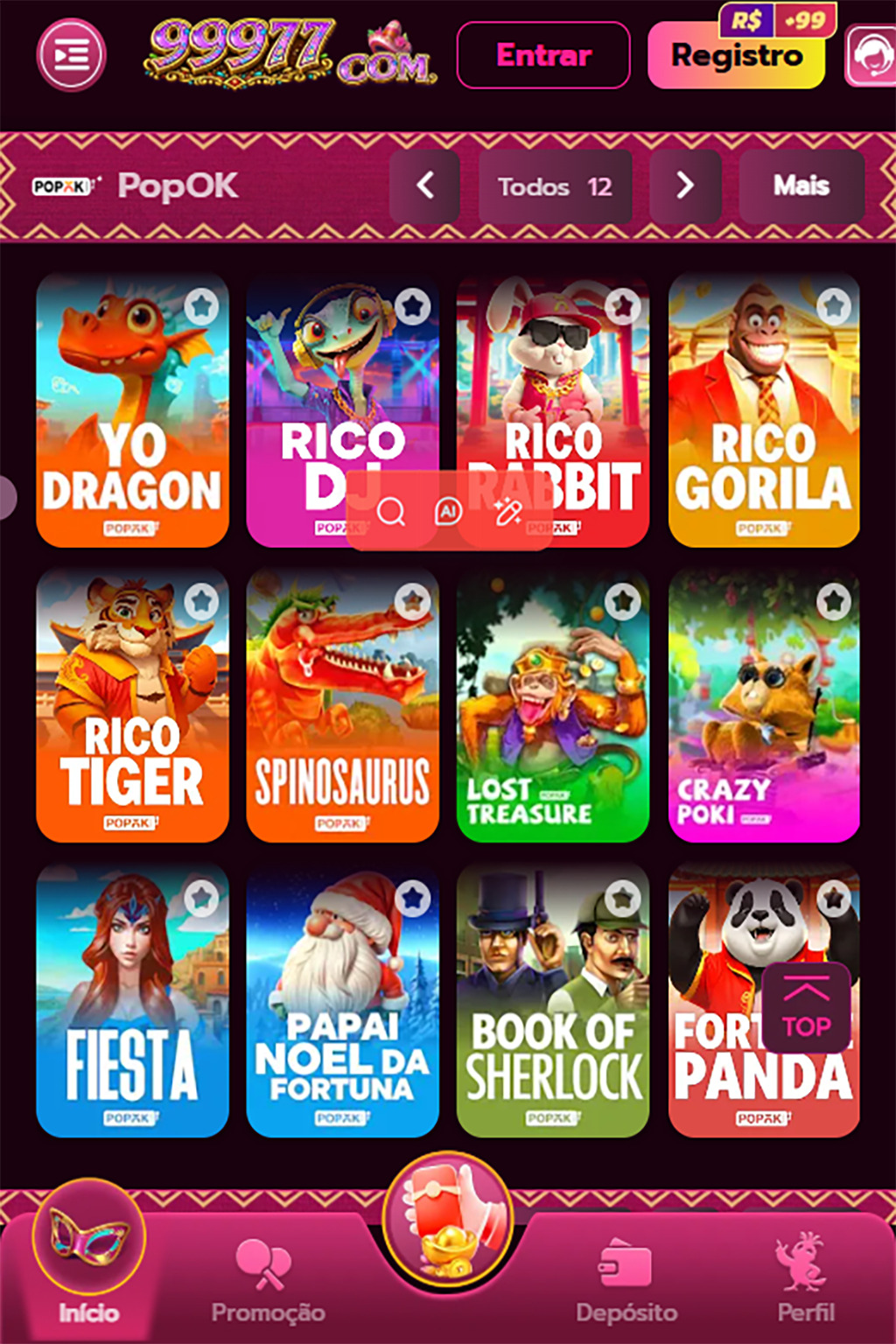paixao slots 