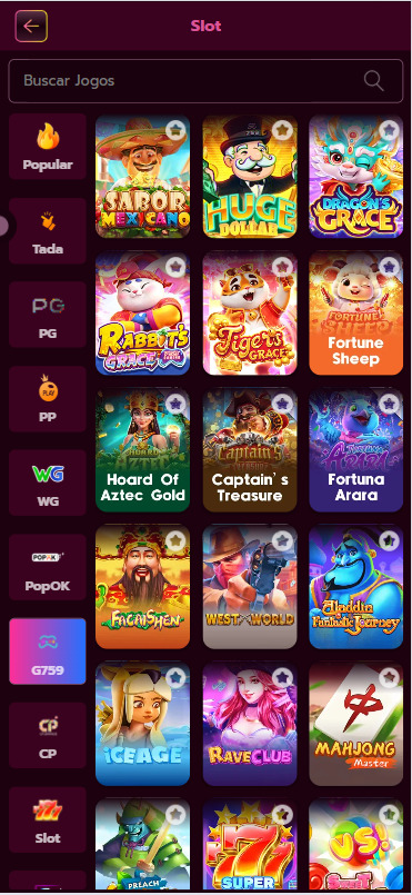 provedor wg slots 